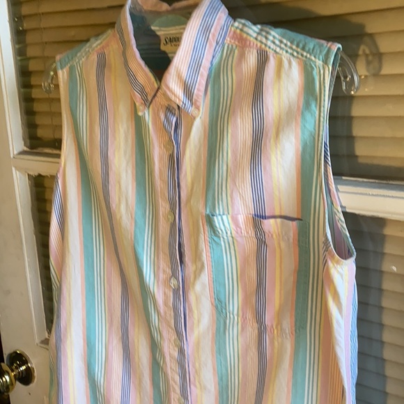 SADDLEBRED Pastel Summer Botton Up-Sz Large-NICE - Picture 4 of 5